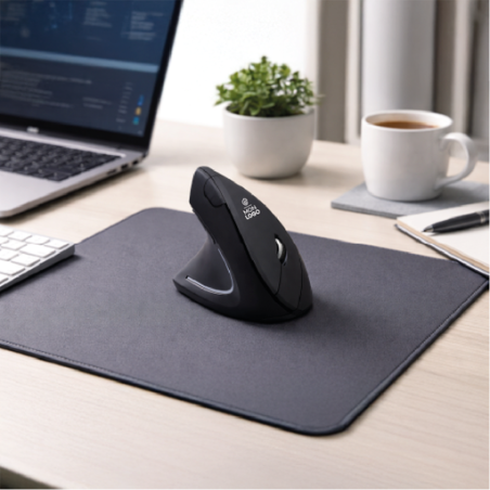 Souris personnalisable ergonomique sans fil pour gaucher 1600 DPI Leva