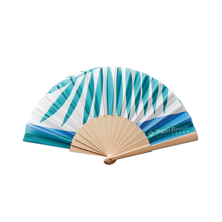 Eventail en bois personnalisable en sublimation - Zéfiro