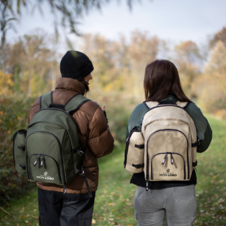 Sac à dos pique-nique personnalisable isotherme 4 personnes en polyester 600D avec porte-bouteille - Balade