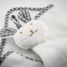 Serviette lapin personnalisable en polyester velours 180g/m2 - 31 x 37 cm Serviette lapin personnalisable en polyester velours 180g/m2 - 31 x 37 cm