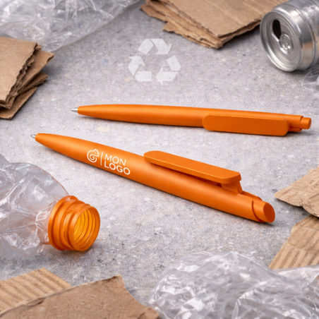 Stylo bille personnalisable ABS recyclé RCS (encre noire) - Ipe