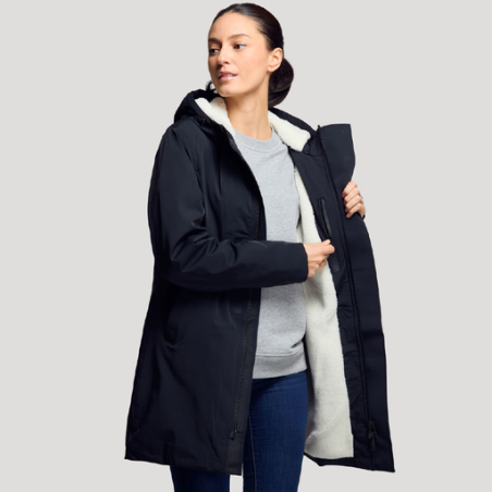 Parka publicitaire en polyester et elasthanne avec intérieur en Sherpa Hoxton Mustaghata du XS au 3XL