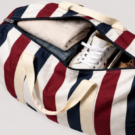 Sac polochon personnalisable en Canvas polyester 340g Made in France EPICURE ALL