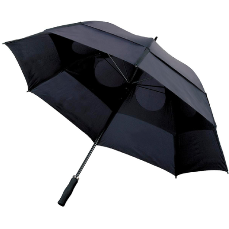 Parapluie golf & tempête personnalisable double voilure - Ø128,5cm - Debbie