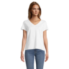 Tee-Shirt personnalisable Femme col V en coton semi-peigné Ringspun Jersey 150 XS à XXL REGENT Tee-Shirt personnalisable Femme col V en coton semi-peigné Ringspun Jersey 150 XS à XXL REGENT