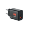 Chargeur mural personnalisable européen 65W avec port USB-A et USB-C non compatible UK TEKEN Chargeur mural personnalisable européen 65W avec port USB-A et USB-C non compatible UK TEKEN