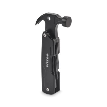 Marteau personnalisable multifonction 4 en 1 en acier inoxydable avec manche en aluminium MULTIHAMMER