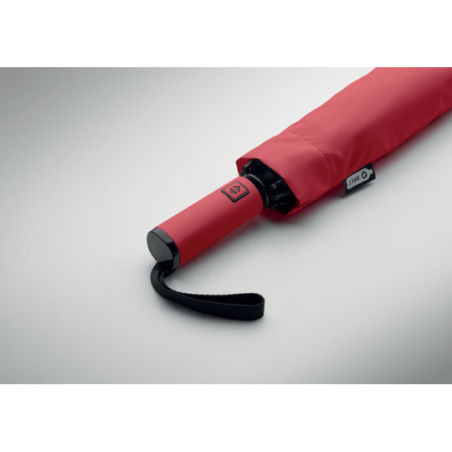 Parapluie tempête publicitaire en tissu pongé RPET 190T de 23" AGUMBE