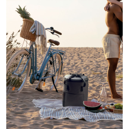 Sac à dos personnalisable isotherme 600D RPET hydrofuge avec isolation en mousse PE et doublure PEVA COLDI