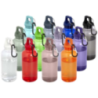 Gourde personnalisable en plastique recyclé avec mousqueton 400 ml Oregon