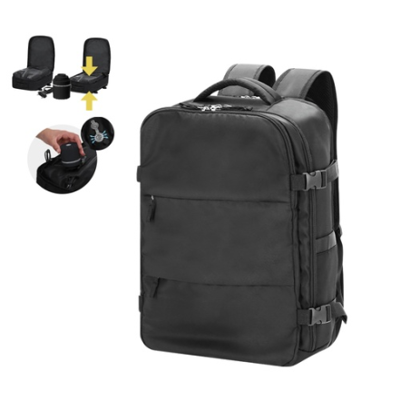 Sac à dos de voyage cabine personnalisable avec compression sous vide - Tempest