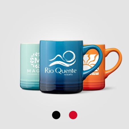 Mug en céramique personnalisable effet ombré Corin 355 ml