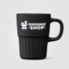 Mug personnalisé en céramique avec finition mate et relief cannelé Majesty 445 ml Mug personnalisé en céramique avec finition mate et relief cannelé Majesty 445 ml