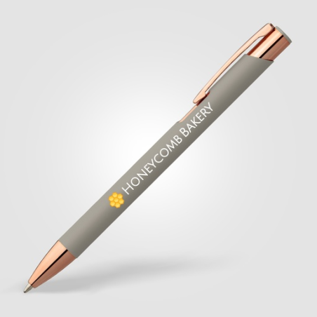Stylo personnalisable Softy Rose gold Crosby avec personnalisation incluse