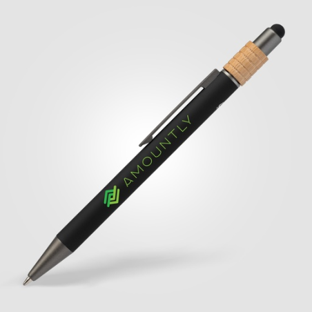 Stylo personnalisable en aluminium recyclé avec spider et stylet breveté Patented