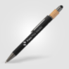 Stylo personnalisable en aluminium recyclé avec spider et stylet breveté Patented Stylo personnalisable en aluminium recyclé avec spider et stylet breveté Patented