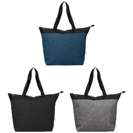 Sac cabas personnalisable isotherme 20 L en polyester recyclé 600D avec fermeture zippée Métropolis