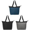 Sac cabas personnalisable isotherme 20 L en polyester recyclé 600D avec fermeture zippée Métropolis
