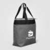 Sac cabas personnalisable isotherme 20 L en polyester recyclé 600D avec fermeture zippée Métropolis