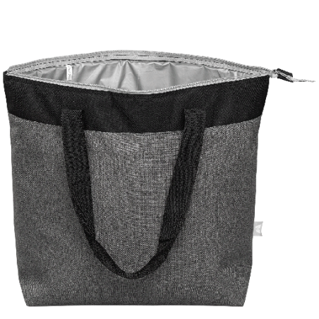 Sac cabas personnalisable isotherme 20 L en polyester recyclé 600D avec fermeture zippée Métropolis