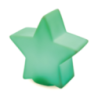 Lampe LED personnalisable en PVC en forme d'étoile Lampe LED personnalisable en PVC en forme d'étoile