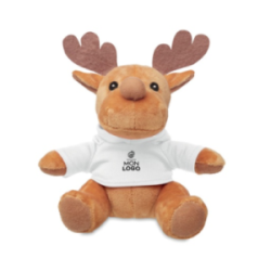 Peluche de noël Renne avec...