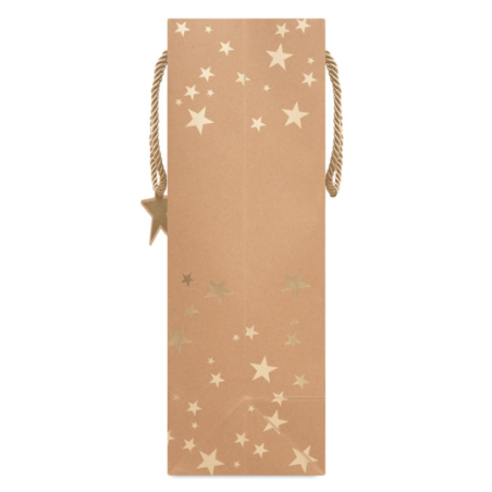 Sac cadeau personnalisable en papier kraft à motifs
