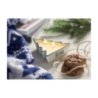 Bougie en cire végétale personnalisable 60gr en forme de sapin