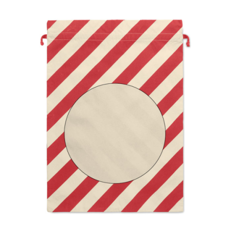 Grand sac personnalisable de noël en coton 180g/m2 LAUKKU