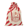 Grand sac personnalisable de noël en coton 180g/m2 LAUKKU