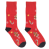 Paire de chaussettes personnalisable de Noël en coton et polyester RPET taille L SOC LARGE Paire de chaussettes personnalisable de Noël en coton et polyester RPET taille L SOC LARGE