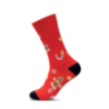 Paire de chaussettes personnalisable de Noël en coton et polyester RPET taille M SOC MEDIUM Paire de chaussettes personnalisable de Noël en coton et polyester RPET taille M SOC MEDIUM
