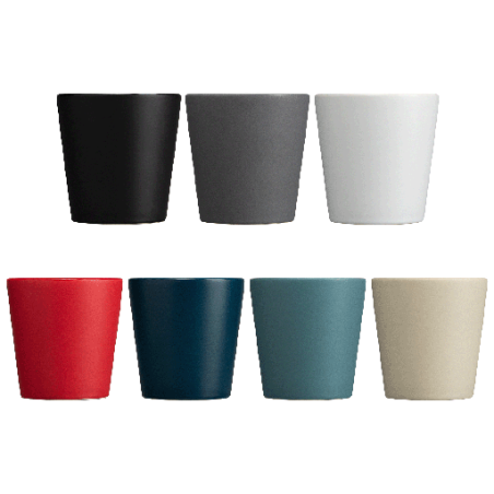 Tasse en céramique personnalisée mate 170ml Trieste -