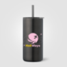 Gobelet personalisable avec paille en acier inoxydable à double paroi 475ml borealis Gobelet personalisable avec paille en acier inoxydable à double paroi 475ml borealis