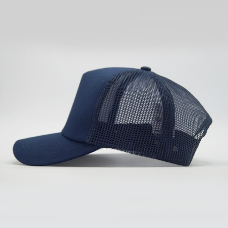 Casquette personnalisable 5 pans Trucker filet 100% coton 280gr - Fabriqué en France - Hexamesh