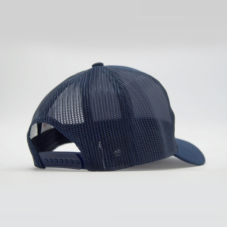 Casquette personnalisable 5 pans Trucker filet 100% coton 280gr - Fabriqué en France - Hexamesh