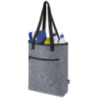 Sac shopping isotherme personnalisable en feutrine recyclée GRS de 12 L - Felta Sac shopping isotherme personnalisable en feutrine recyclée GRS de 12 L - Felta