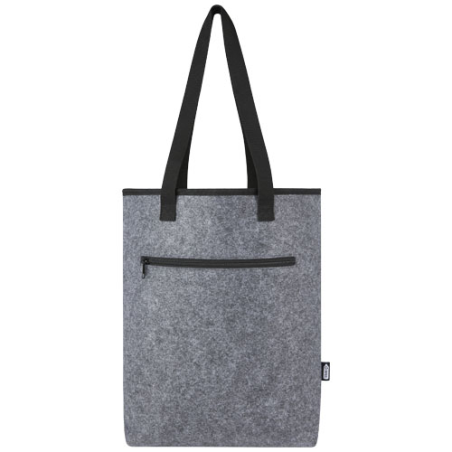 Sac shopping isotherme personnalisable en feutrine recyclée GRS de 12&nbsp;L - Felta
