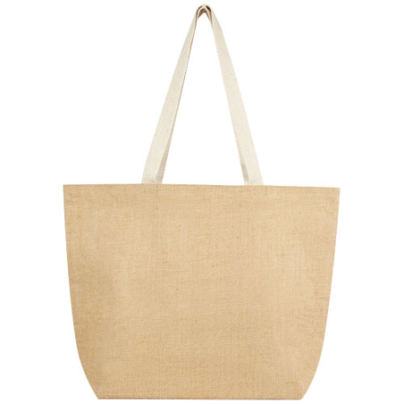 Sac shopping isotherme personnalisable Juta de 12&nbsp;L en jute 300&nbsp;g/m²