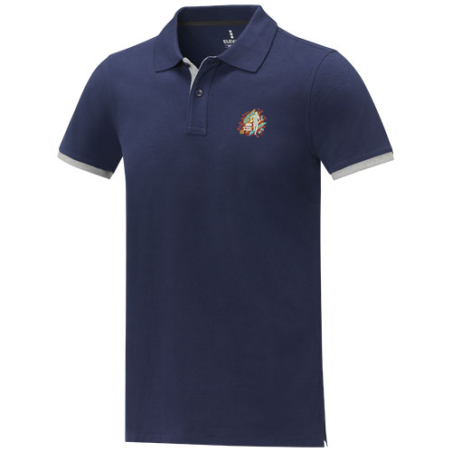 Polo publicitaire Morgan deux tons homme - XS à 3XL