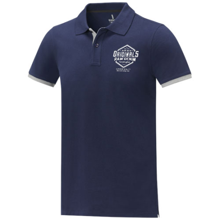 Polo publicitaire Morgan deux tons homme - XS à 3XL