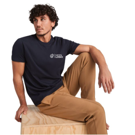 T-shirt personnalisable en coton bio 160 g/m² Golden pour homme - S à 3XL