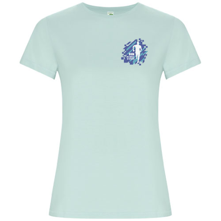 T-shirt en coton bio 160g/m² personnalisable Golden pour femme - S à 2XL