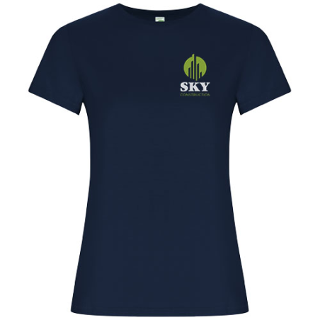 T-shirt en coton bio 160g/m² personnalisable Golden pour femme - S à 2XL