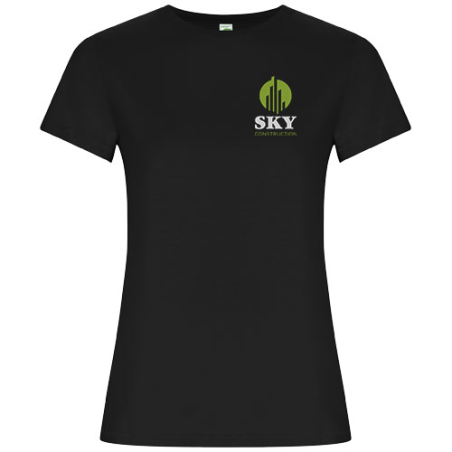 T-shirt en coton bio 160g/m² personnalisable Golden pour femme - S à 2XL