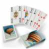 Jeu de bridge personnalisable Gros points - 52 cartes Jeu de bridge personnalisable Gros points - 52 cartes
