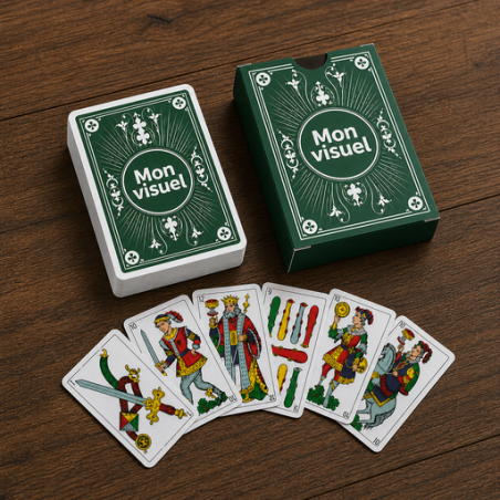 jeu de carte catalanes personnalisable - 52 cartes
