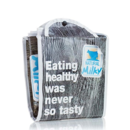 Sac cabas pliable personnalisé horizontal en non tissé laminé 120g/m2 Shopia