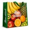 Sac shopping personnalisable horizontal en RPET laminé ou PP 140g/m2 Marketo Sac shopping personnalisable horizontal en RPET laminé ou PP 140g/m2 Marketo