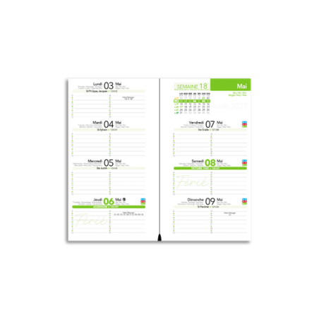 Agenda de poche publicitaire souple Faro (90 x 160 mm)